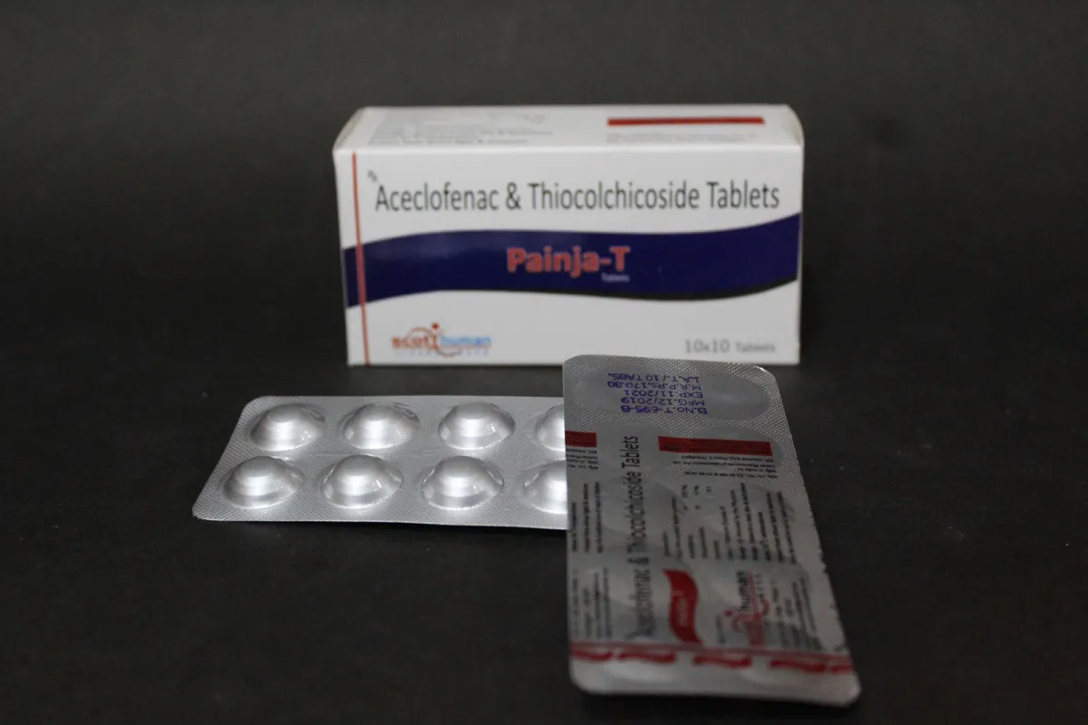 ACECLOFENAC 100 MG & THIOCOLCHICOSIDE 4 MG (PAINJA-T)